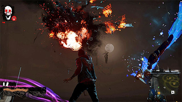Do not worry about the choppers, because they will be busy attacking Eugene and his monsters. - 17b: Kill Augustine - the climb to the top of the tower - Walkthrough - inFamous: Second Son - Game Guide and Walkthrough