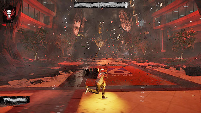 The Concrete Shrapnel allows you to launch simple ranged attack - 17b: Kill Augustine - defeating Augustine - Walkthrough - inFamous: Second Son - Game Guide and Walkthrough