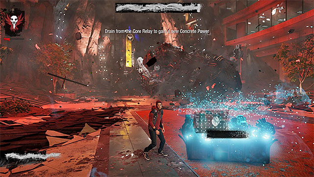Approach the core relay only after the enemy walks away - 17b: Kill Augustine - defeating Augustine - Walkthrough - inFamous: Second Son - Game Guide and Walkthrough