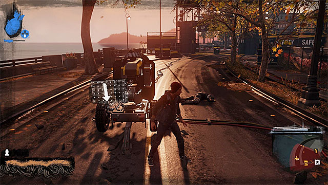 Another threat is Auto Turret - Market District - more difficult activities - City - inFamous: Second Son - Game Guide and Walkthrough