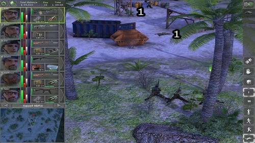 After single patrols, the neighbourhood of the containers - Remaining locations - p. 5 - Remaining locations - Jagged Alliance: Back in Action - Game Guide and Walkthrough