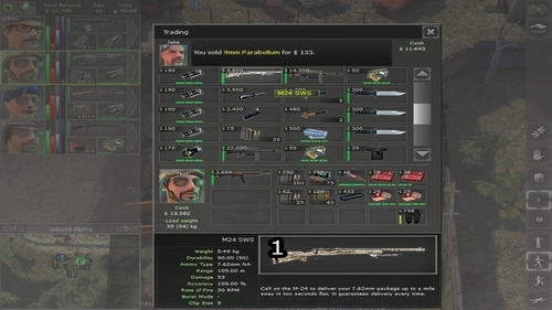 After the battle, its worth to visit the local merchant, he has a great sniper rifle - M24 SWS (1) - Remaining locations - p. 8 - Remaining locations - Jagged Alliance: Back in Action - Game Guide and Walkthrough