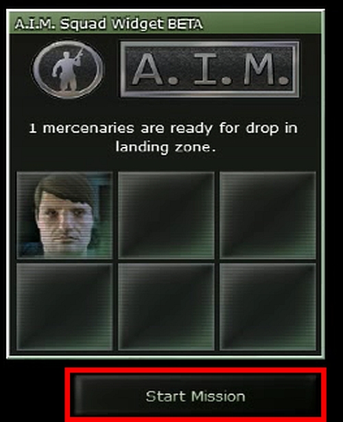 When you hire mercenaries, you can begin the mission, by clicking on the button in the right bottom corner - Command Center - Campaign - introduction & Command Center - Jagged Alliance: Crossfire - Game Guide and Walkthrough