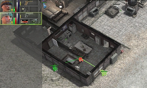 Enemies from the inside you can lure out or shoot through the windows - Coastal settelment [3] - p. 2 - Campaign - southern way - Jagged Alliance: Crossfire - Game Guide and Walkthrough
