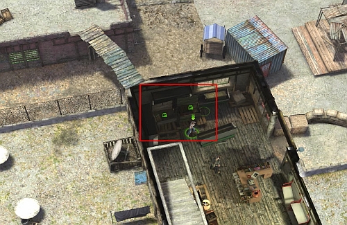 After securing the vicinity, look around inside the building for chests and cupboards - Khadwan [4] - p. 1 - Campaign - southern way - Jagged Alliance: Crossfire - Game Guide and Walkthrough