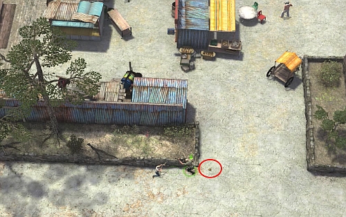 In case of need, you can plant anti-personnel mines before the encounter - Khadwan [4] - p. 2 - Campaign - southern way - Jagged Alliance: Crossfire - Game Guide and Walkthrough