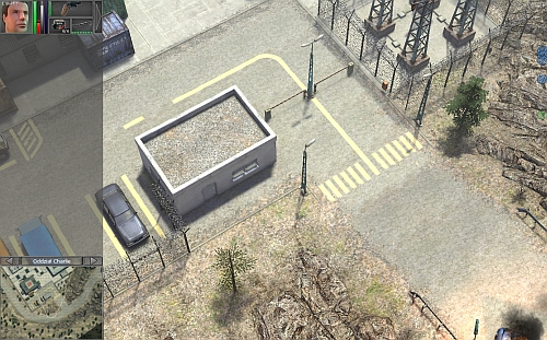The only entrance here is the main gate in the eastern part of the map - Hydroelectric power station [6] - Campaign - northern way - Jagged Alliance: Crossfire - Game Guide and Walkthrough