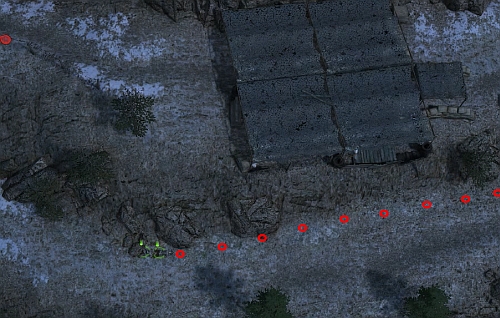 Continue the climbing and try to get unnoticed to the point on the northern east - Temple of Kalaya Yuta [10] - p. 1 - Campaign - way junction - Jagged Alliance: Crossfire - Game Guide and Walkthrough