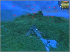 I would recommend that you move a little bit closer to the ground - [Mission 10] Field of Dreams - Walkthrough - Just Cause - Game Guide and Walkthrough