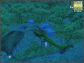 There is a second gunship here (#1) - [Mission 10] Field of Dreams - Walkthrough - Just Cause - Game Guide and Walkthrough