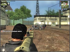 Keep moving towards the big antenna - [Mission 11] Broadcast News - Walkthrough - Just Cause - Game Guide and Walkthrough