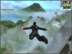 Use the parachute as soon as you're in the air - [Mission 12] Love Is in the Air - Walkthrough - Just Cause - Game Guide and Walkthrough