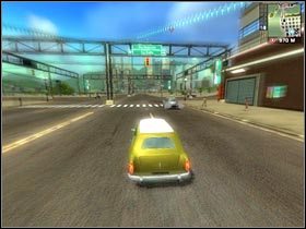 Once you've reached the new district, you will have to choose one of the side roads (#1) - [Mission 16] Streets of Fire - Walkthrough - Just Cause - Game Guide and Walkthrough