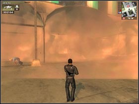 Start shooting at the visible enemy soldiers (#1) - [Mission 17] Dismissed Without Honors - Walkthrough - Just Cause - Game Guide and Walkthrough