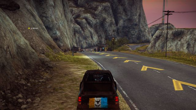 Ride through the road barricade without stopping. - Welcome Home - Walkthrough - Just Cause 3 - Game Guide and Walkthrough