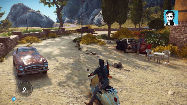 Jump on the marked scooter. - Marios Rebel Drops - Walkthrough - Just Cause 3 - Game Guide and Walkthrough