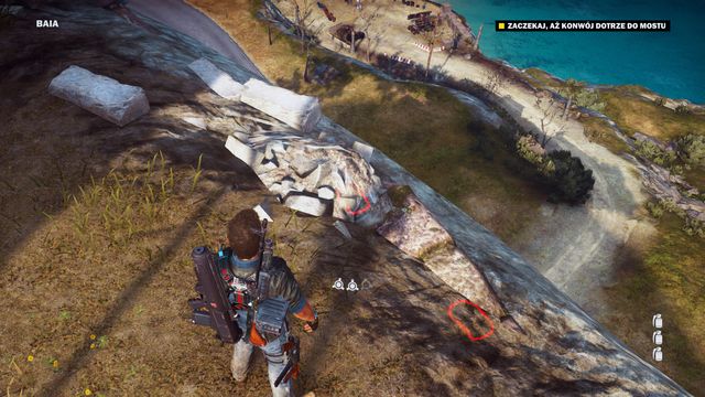 Check the position of the convoy and activate the explosives at the right time. - Time for an Upgrade - Walkthrough - Just Cause 3 - Game Guide and Walkthrough