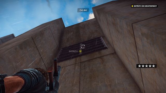 Use the rope to attach yourself to the bars. - Conflicting Interests - Walkthrough - Just Cause 3 - Game Guide and Walkthrough