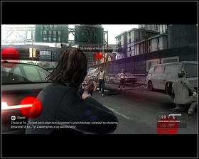 During the ride in Glazer's car, you will get attacked by a group of gangsters [1] - Chapter 2 - The Details - p. 1 - Walkthrough - Kane & Lynch 2: Dog Days - Game Guide and Walkthrough