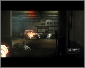 Right in front you should see two parked cars, surrounded by a group of gangsters [1] - Chapter 5 - Coming Home - p. 1 - Walkthrough - Kane & Lynch 2: Dog Days - Game Guide and Walkthrough