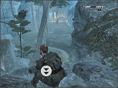 Make sure you've reached the lower section of the waterfall safely - Chapter 13 - part 2 - Walkthrough - Kane & Lynch: Dead Men - Game Guide and Walkthrough