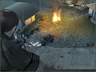 It would be a good idea to take a sniper rifle from one of the killed soldiers - Chapter 16 - part 2 - Walkthrough - Kane & Lynch: Dead Men - Game Guide and Walkthrough