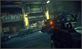 Rico and Natko went to check the destroyed Intruder - Visari Square - Walkthrough - Killzone 2 - Game Guide and Walkthrough