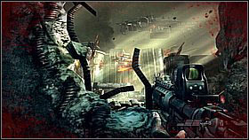 Eliminate the enemies from this spot - use the stationary gun (if you have it - Evacuation Orders - p. 2 - Walkthrough - Killzone 3 - Game Guide and Walkthrough
