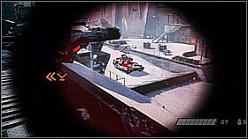 Using the WASP, destroy the enemy's gun positions, [1] the transporter which will arrive and later on the tank - Icy Incursion - p. 4 - Walkthrough - Killzone 3 - Game Guide and Walkthrough