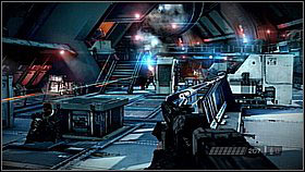 Upstairs, collect the weapons on the left (if you can) and smash the flying robots - Interception - p. 1 - Walkthrough - Killzone 3 - Game Guide and Walkthrough