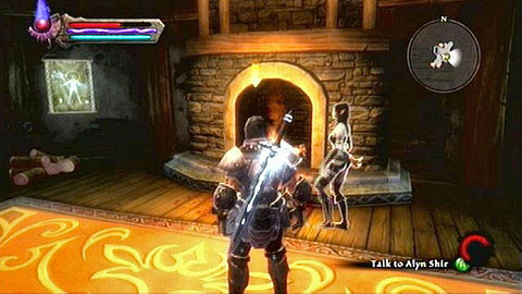 Inside of Erden's hut you will find a corpse of a man and a mysterious woman - Into the Light - Walkthrough - Kingdoms of Amalur: Reckoning - Game Guide and Walkthrough