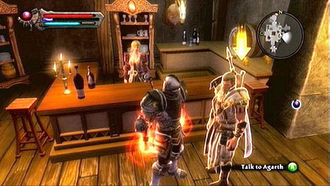 Agarth awaits you on the Didenhil tavern M3(6) - The Hunters Hunted - Walkthrough - Kingdoms of Amalur: Reckoning - Game Guide and Walkthrough