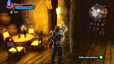 The man in the tavern M1(8) is Ost Ordura - a member of a group of mercenaries known as Warsworn - Odarath I - p. 2 - Side missions - Kingdoms of Amalur: Reckoning - Game Guide and Walkthrough