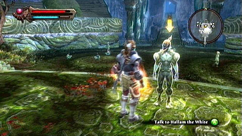 Listen to what the witch has to say, leave the room and speak to Hallam standing by the door - Odarath II - p. 4 - Side missions - Kingdoms of Amalur: Reckoning - Game Guide and Walkthrough