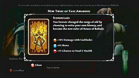 It's a special card which permanently increases your character's stats - Odarath II - p. 5 - Side missions - Kingdoms of Amalur: Reckoning - Game Guide and Walkthrough
