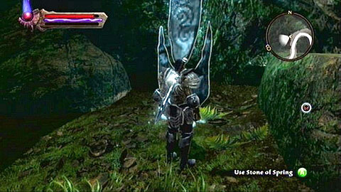 In the passage between Odarath and Webwood - Spring - Lorestones - Kingdoms of Amalur: Reckoning - Game Guide and Walkthrough