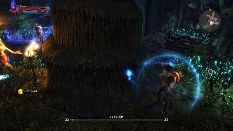 With them dead, try to avoid the spells casted by the others by hiding behind the nearby pillars - Tala-Rane - p.2 - Side missions - Kingdoms of Amalur: Reckoning - Game Guide and Walkthrough