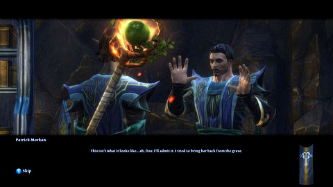 Speak with the woman and afterwards head onwards until you come across a necromancer and his wife - Tala-Rane - p.5 - Side missions - Kingdoms of Amalur: Reckoning - Game Guide and Walkthrough