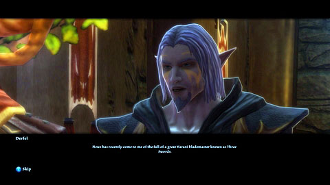 After a short chat, you will be able to return to Derfel for another mission - Kandrian I - p.1 - Side missions - Kingdoms of Amalur: Reckoning - Game Guide and Walkthrough