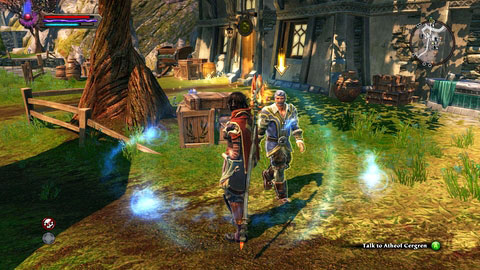 After completing the mission, leave the tunnels through the exit leading to Tywili Coast and head to Tirin's Rest to collect your prize from Anela's father M7(1) - Kandrian II - Side missions - Kingdoms of Amalur: Reckoning - Game Guide and Walkthrough