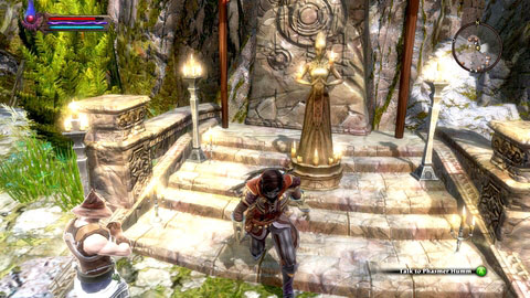 The voice will tell you to steal a certain amulet from Rithen M5(4) - Tywili Coast - p.2 - Side missions - Kingdoms of Amalur: Reckoning - Game Guide and Walkthrough
