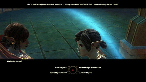 However as you're leaving the tavern, you will be stopped by the quest giver's mother, who will start asking you about her son - Rathir - p.2 - Side missions - Kingdoms of Amalur: Reckoning - Game Guide and Walkthrough