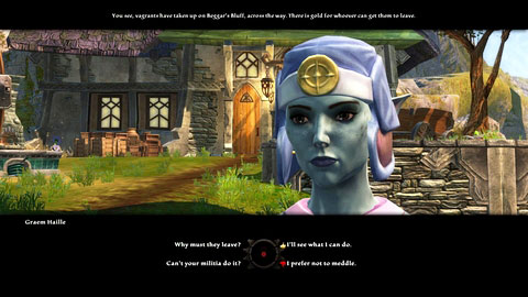 Speak with Priestess Corelon in the middle of Tirin's Rest M7(1) and afterwards enter and exit the tavern - Galafor/Acatha - p.2 - Side missions - Kingdoms of Amalur: Reckoning - Game Guide and Walkthrough