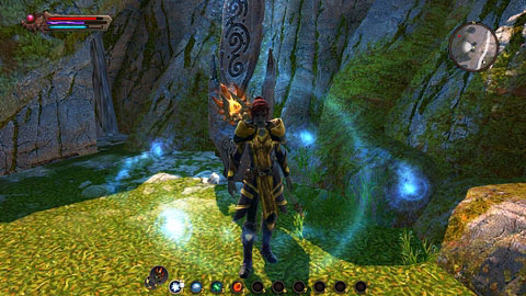East of Dolve Wayle, beside a rock wall - Tala-Rane - Lorestones - Kingdoms of Amalur: Reckoning - Game Guide and Walkthrough