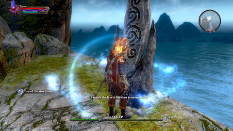 At the edge of the rock in the northern part of the location - Tywili Coast / Galafor - Lorestones - Kingdoms of Amalur: Reckoning - Game Guide and Walkthrough