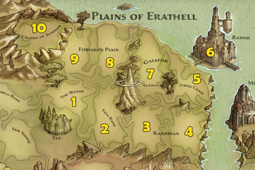 1 - The Wolds - Maps - p.1 - Maps - Kingdoms of Amalur: Reckoning - Game Guide and Walkthrough