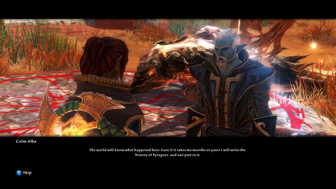 Talk then to one of your companions to complete the task - The Red Marches - p. 2 - Side missions - Kingdoms of Amalur: Reckoning - Game Guide and Walkthrough