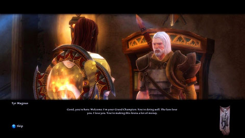 The man will offer you a fight, where you can make double money - Alserund - p. 5 - Side missions - Kingdoms of Amalur: Reckoning - Game Guide and Walkthrough