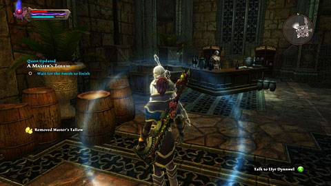 Bring it to the smith, who waits for you in Ironfast Keep M4(4) - Menetyre - p. 2 - Side missions - Kingdoms of Amalur: Reckoning - Game Guide and Walkthrough