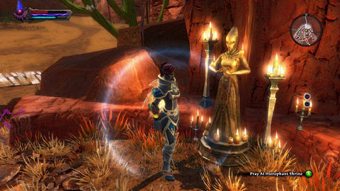 She will send you to a local Hierophant shrine, where you'll receive a mission to steal the master's pick - Apotyre - p. 3 - Side missions - Kingdoms of Amalur: Reckoning - Game Guide and Walkthrough